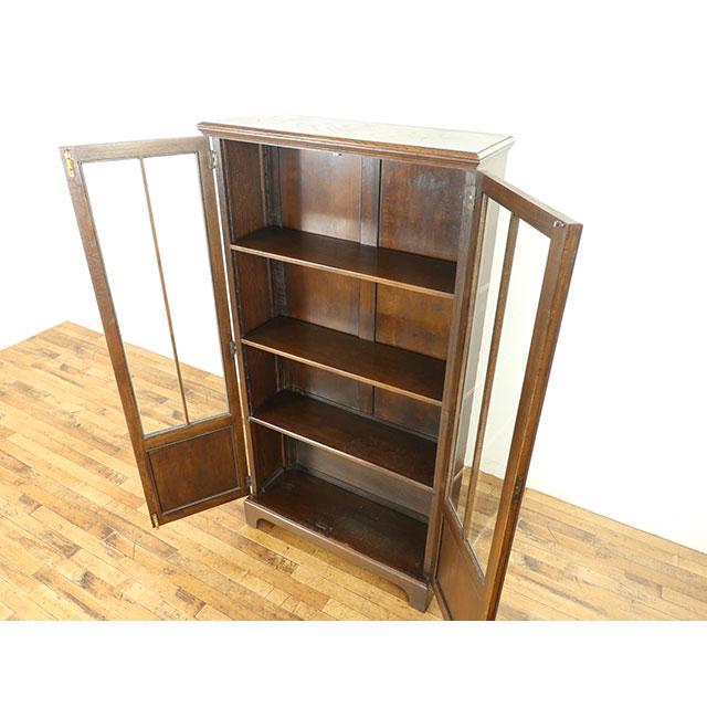 イギリス アンティーク 家具 本棚 ブックケース 書棚 書斎