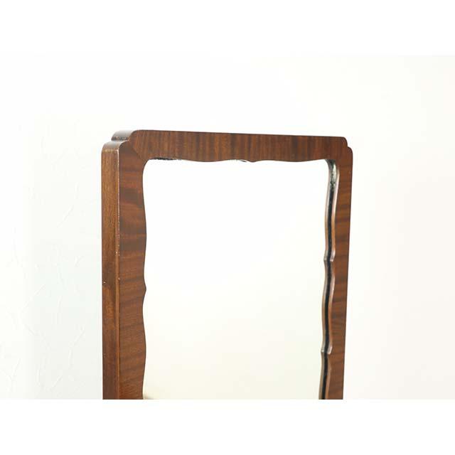 イギリス アンティーク 家具 ミラー 鏡 シュバルミラー マホガニー