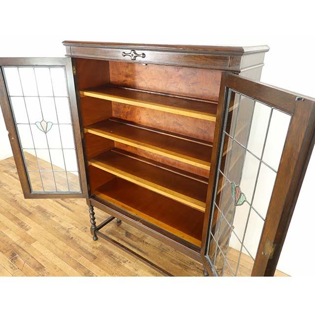 イギリス アンティーク 家具 本棚 ブックケース 書棚 書斎 オフィス