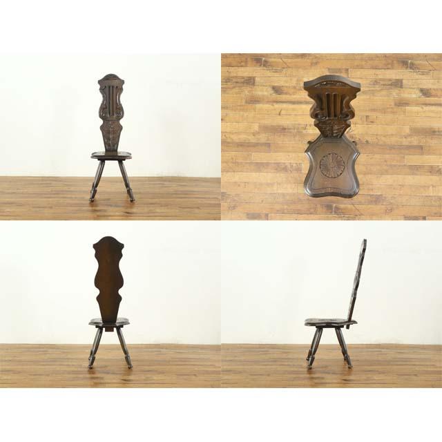 イギリス製チェアー一人用 イギリス アンティーク 家具 スピニングチェア 1人用 一人掛け