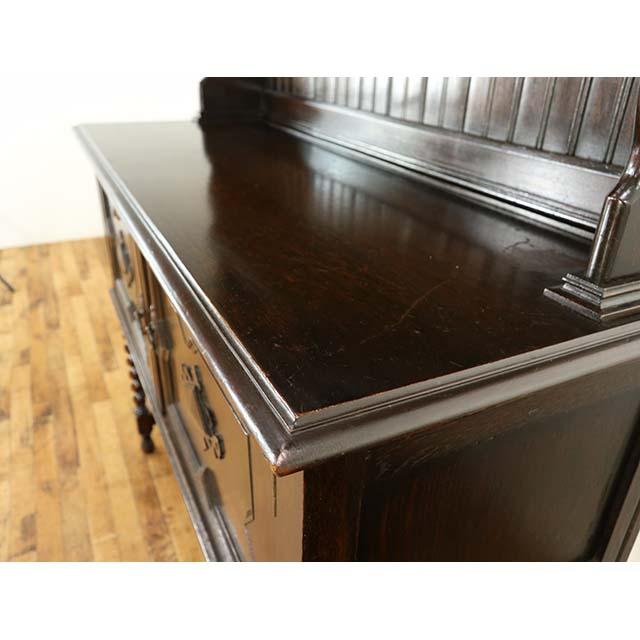 イギリス アンティーク 家具 カップボード 飾り棚 食器棚 キッチン