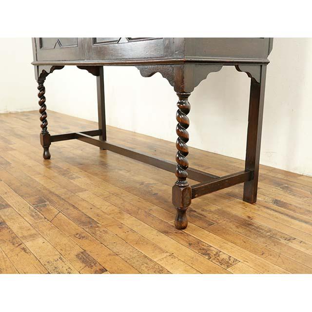 イギリス アンティーク 家具 カップボード 飾り棚 食器棚 キッチン