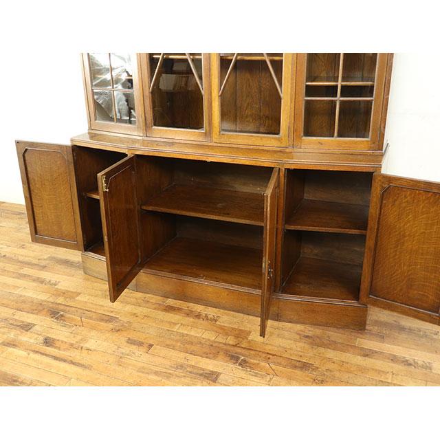 イギリス アンティーク 家具 キャビネット リビング キッチン オーク