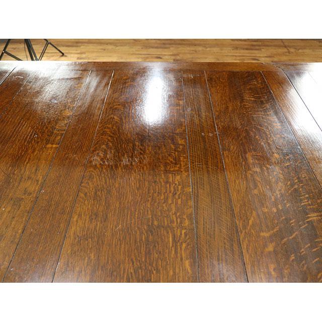 アンティーク 家具 ダイニングテーブル ドローリーフ オーク 1920年代 食卓 ヴィンテージ レトロ 英国  antique59294 【オラージュ】