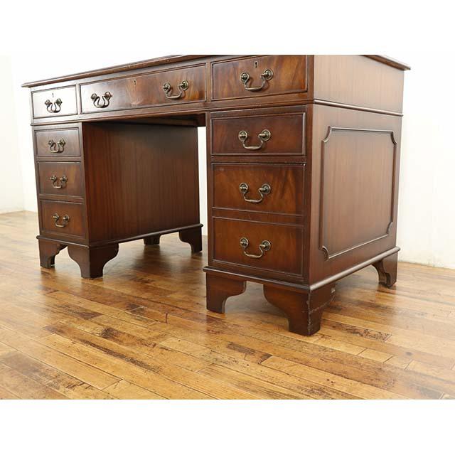 イギリス アンティーク 家具 デスク 書斎机 レターデスク MDF材 1940