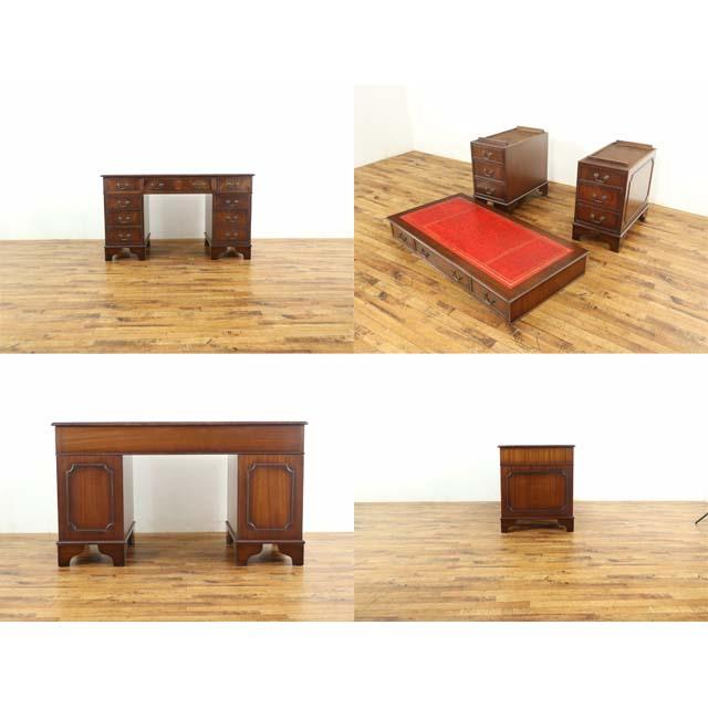 イギリス アンティーク 家具 デスク 書斎机 レターデスク MDF材 1940