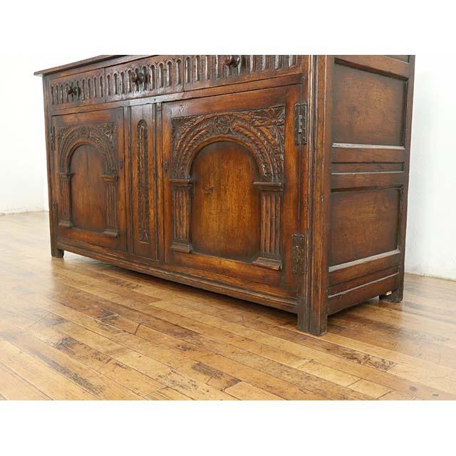 イギリス アンティーク 家具 カウンター 店舗什器 オーク 1920年代
