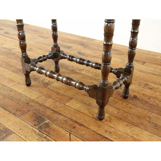 イギリス アンティーク 家具 サイドテーブル 天板拡張式 リビング