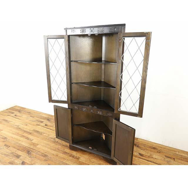 イギリス アンティーク　家具 コーナーキャビネット　1950年頃 514A イギリス アンティーク 家具 コーナーキャビネット リビング キッチン