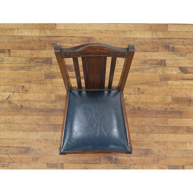 イギリス アンティーク 家具 チェア 一人掛け 座面張り替え済 一人用