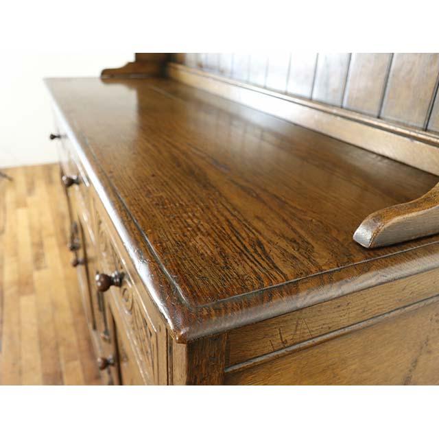 イギリス アンティーク 家具 カップボード 飾り棚 食器棚 キッチン