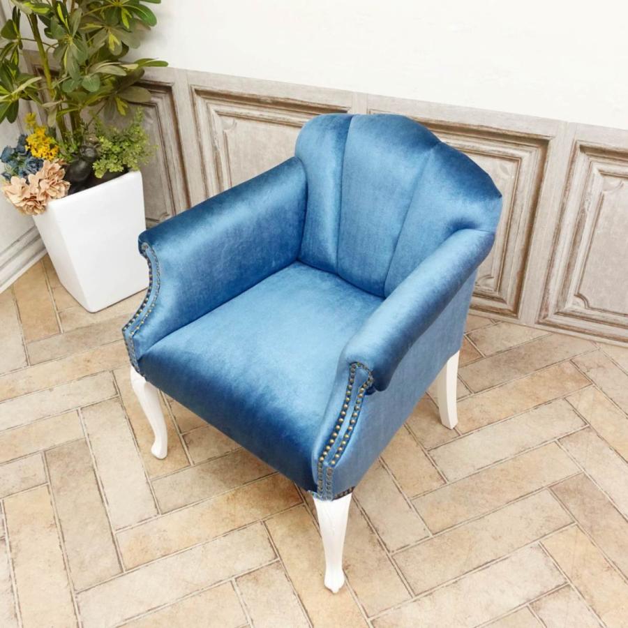 アームチェア ロココ エレガント 1人掛け 一人用 かわいい