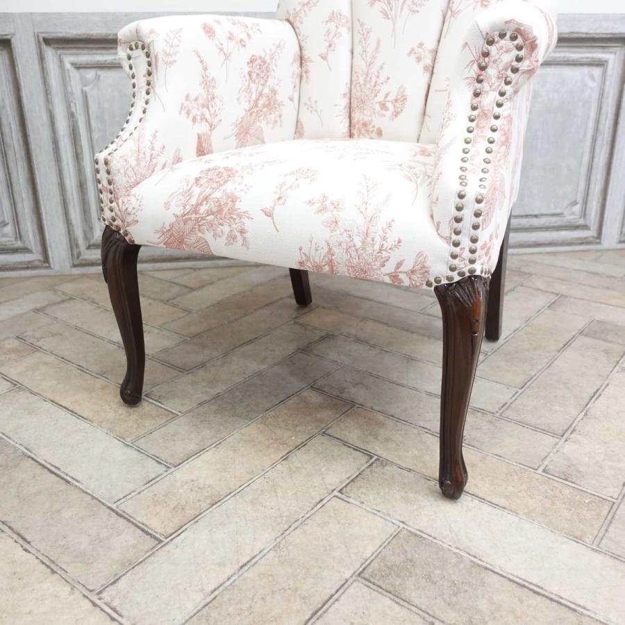 アームチェア ロココ エレガント 1人掛け 一人用 かわいい