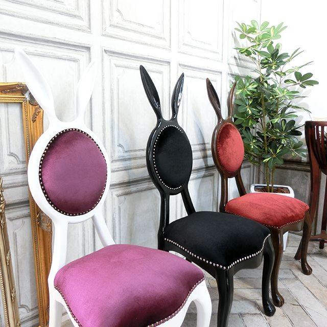 おしゃれ チェア うさぎ ウサギ 椅子 ラビット 兎 バニー 食卓