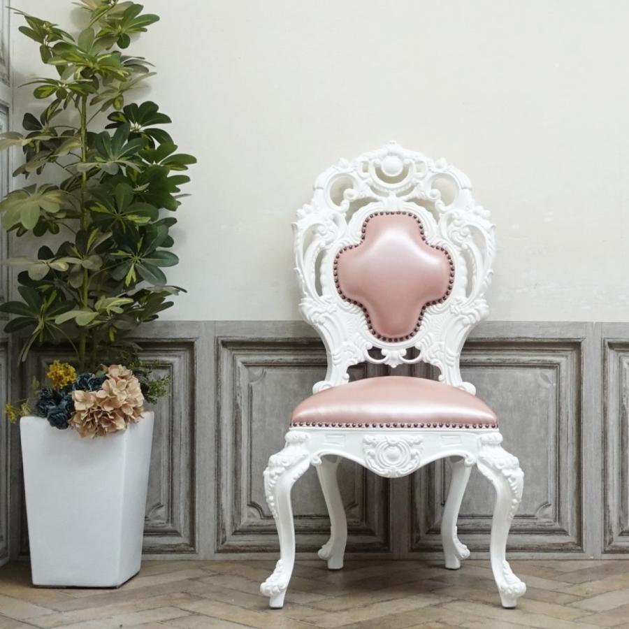 籐椅子　リビング　ダイニングチェア　ロココ　バロック 籐椅子リビングダイニングチェアロココバロック