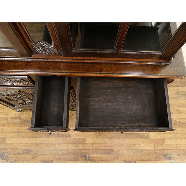 フランス アンティーク 家具 キャビネット 飾り棚 食器棚 ディスプレイ