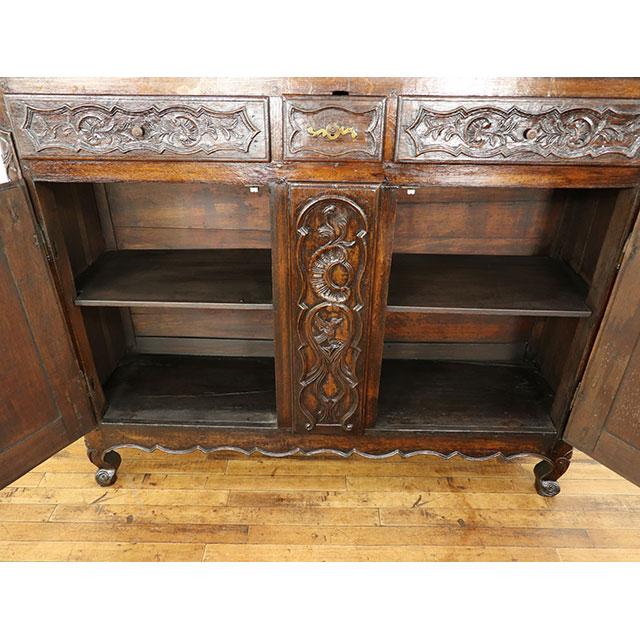 フランス アンティーク 家具 キャビネット 飾り棚 食器棚 ディスプレイ