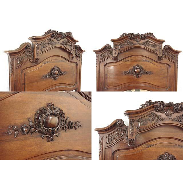 フランス アンティーク 家具 ミラー 立掛け 鏡 大型