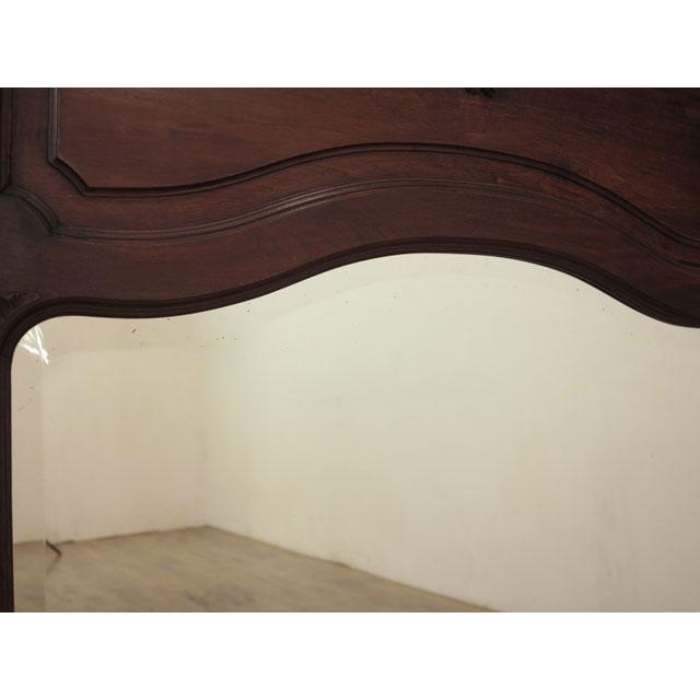 フランス アンティーク 家具 ミラー 立掛け 鏡 大型 ウォールナット