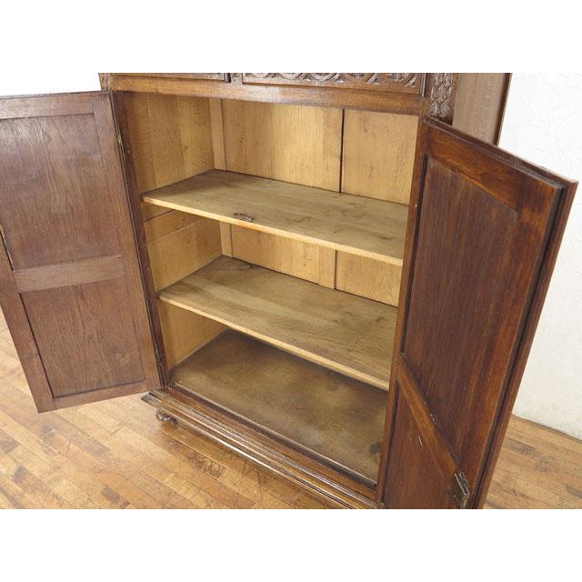 アンティーク 家具 キャビネット リビング ハイクラス オーク 1880年代 ヴィンテージ レトロ フレンチ 【置き配】 仏国 antique62983