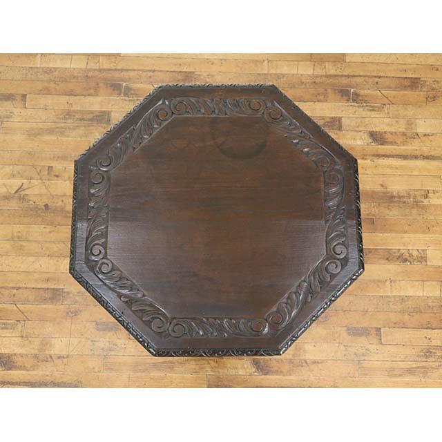 フランス アンティーク 家具 サイドテーブル オーク 1880年代