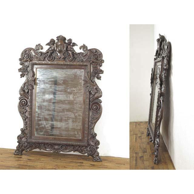 イタリア アンティーク 家具 ダイニングセット テーブル キャビネット