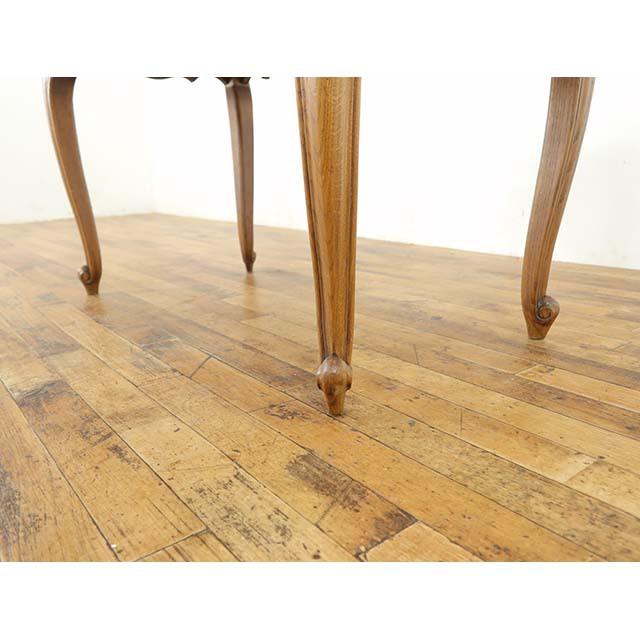 フランス ビンテージ Coffee table テーブル チェア アンティーク 木製カフェチェア 座面パンチング フランスアンティーク ㉚ | OGISHIMA