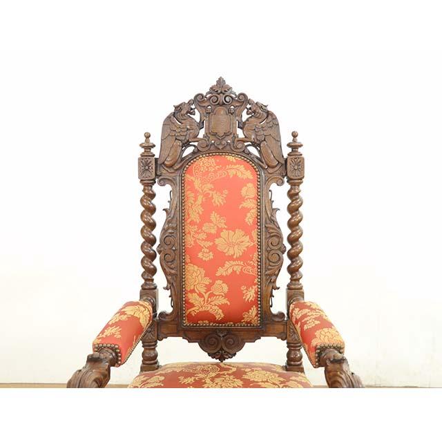 アンティークチェア 肘掛け椅子 １人用 フランス アンティーク 家具 チェア チェアー 1人用 一人掛け リビング