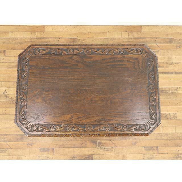 フランス アンティーク 家具 サイドテーブル オーク 1880年代