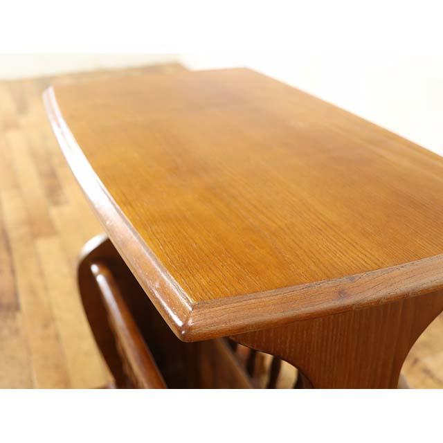 オランダ アンティーク 家具 マガジンラック 新聞 本棚 オーク