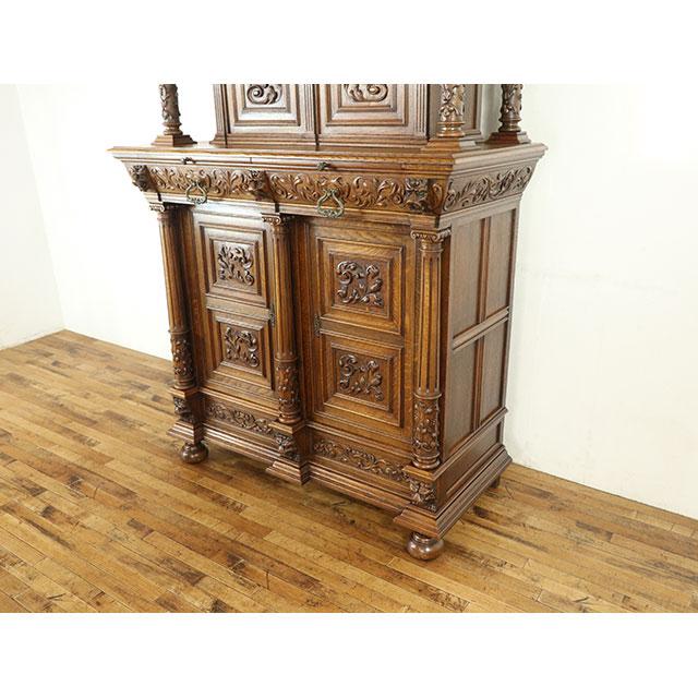 フランス アンティーク 家具 キャビネット 飾り棚 食器棚