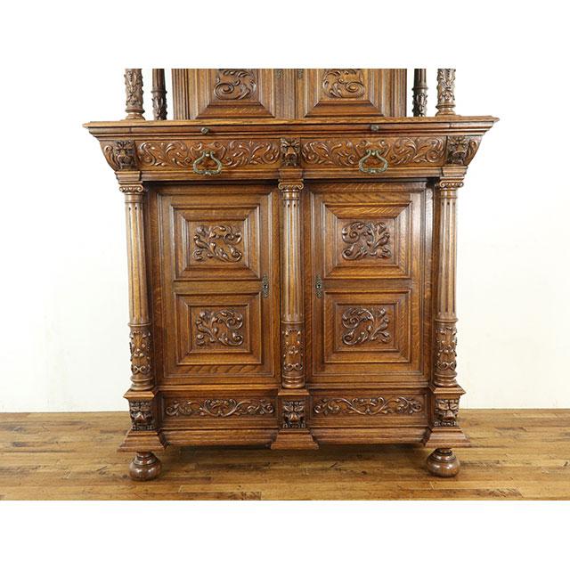 フランス アンティーク 家具 キャビネット 飾り棚 食器棚