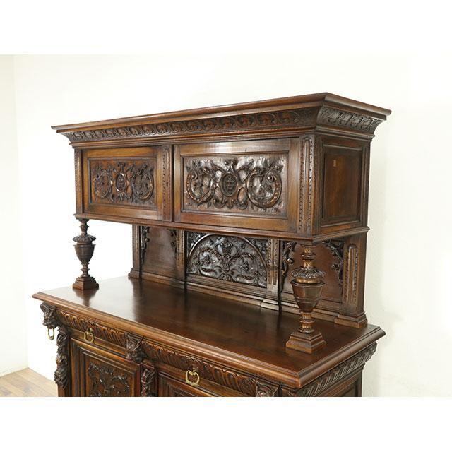 アンティーク家具　キャビネット　収納　フランス アンティーク格子窓キャビネット.4 フランス アンティーク家具