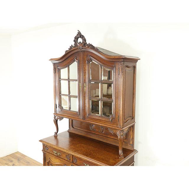 フランス アンティーク 家具 キャビネット 飾り棚 食器棚 ディスプレイ