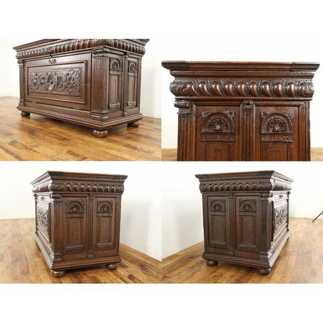 アンティーク家具　レトロ　イギリス　フランス　オーク材　木製収納家具　机 classic-de-modern_65067