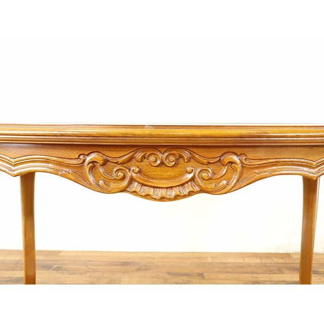 フランス アンティーク 家具 テーブル コーヒーテーブル ビーチ材 1940