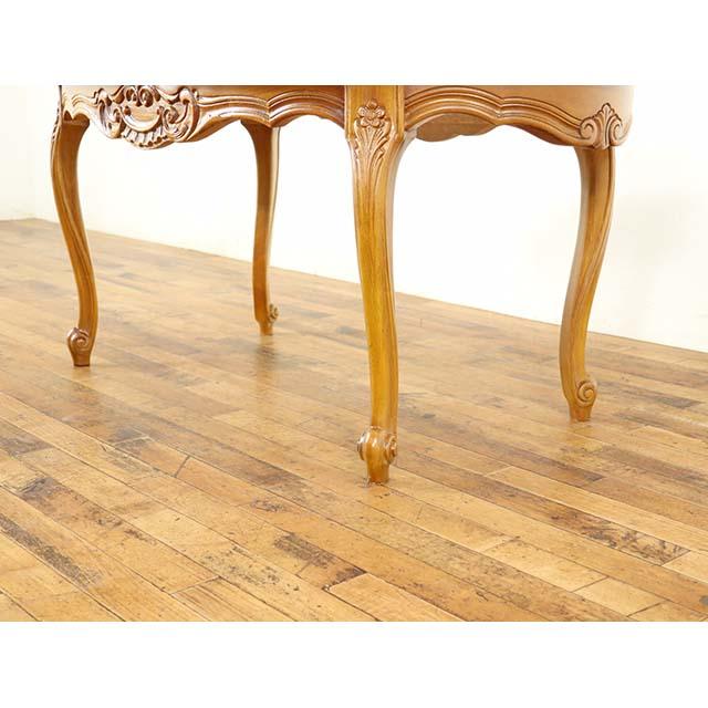 フランス アンティーク 家具 テーブル コーヒーテーブル ビーチ材 1940