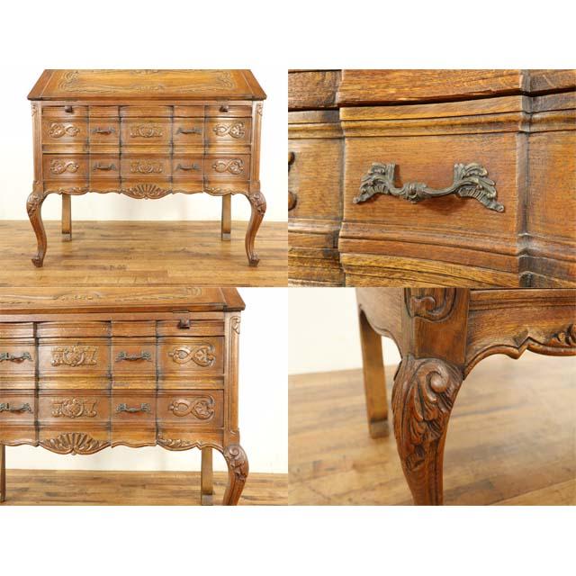 フランス アンティーク 家具 ライティングビューロー 書斎机 デスク