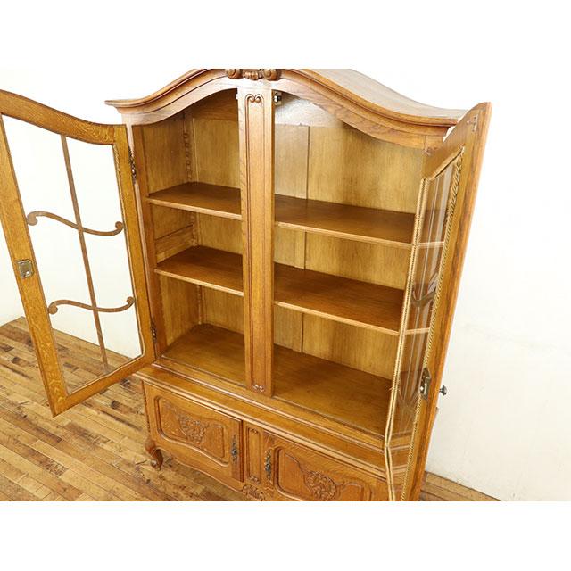 フランス アンティーク 家具 キャビネット 飾り棚 収納 リビング