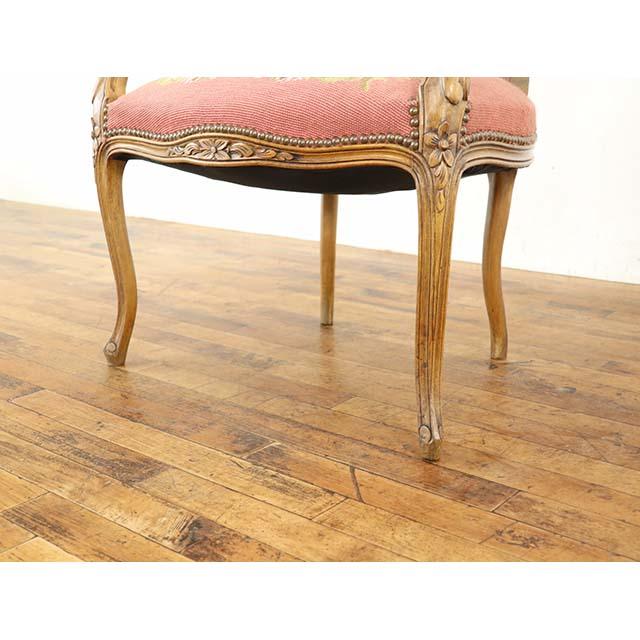 フランス アンティーク 家具 アームチェア チェアー 1人用 一人掛け