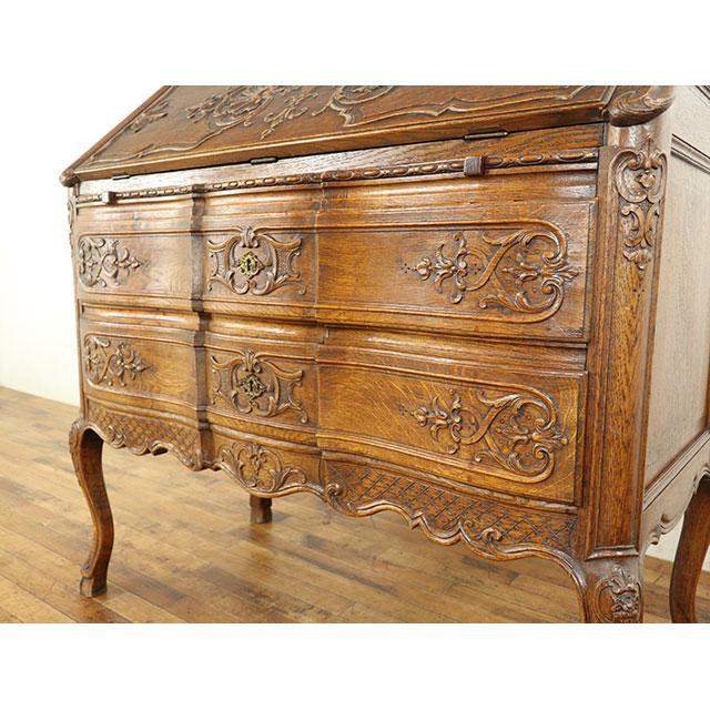 フランス アンティーク 家具 ライティングビューロー 書斎机 デスク