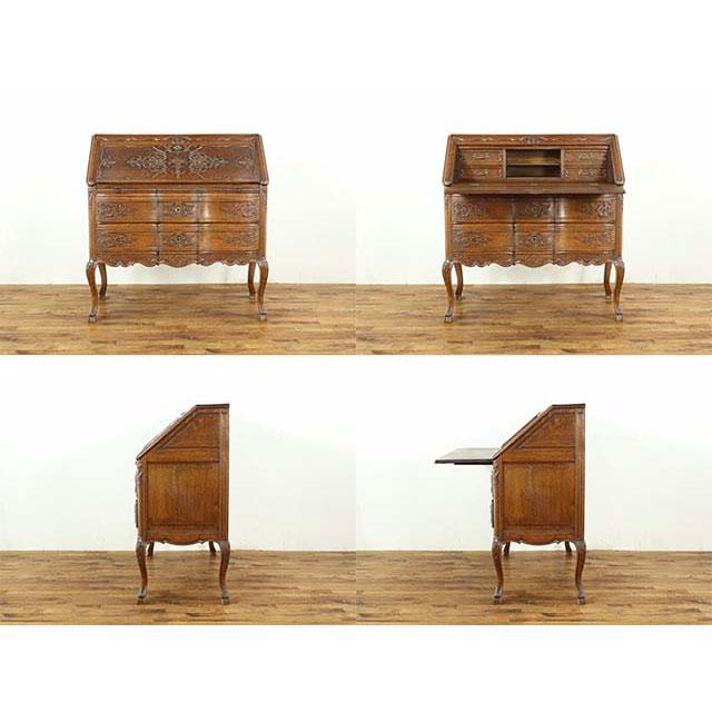 フランス アンティーク 家具 ライティングビューロー 書斎机 デスク