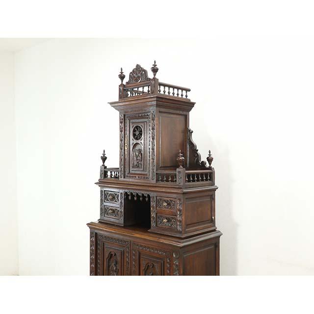 フランス アンティーク 家具 キャビネット リビング キッチン オーク