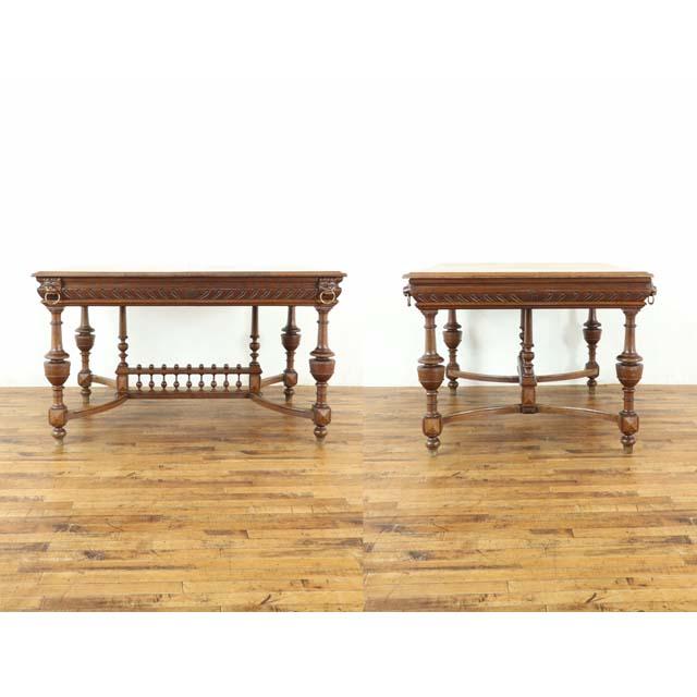 フランス アンティーク 家具 ダイニングテーブル オーク 1920年代 食卓