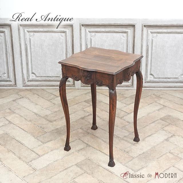 フランス アンティーク 家具 スモールテーブル サイドテーブル オーク
