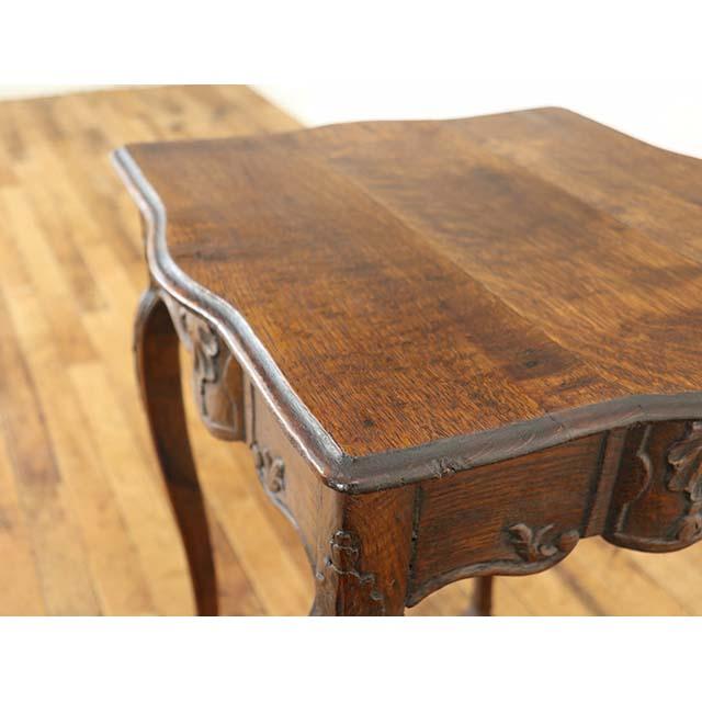 フランス アンティーク 家具 スモールテーブル サイドテーブル オーク