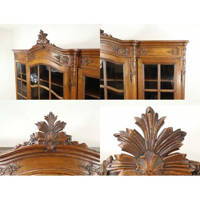 フランス アンティーク 家具 キャビネット リビング キッチン オーク