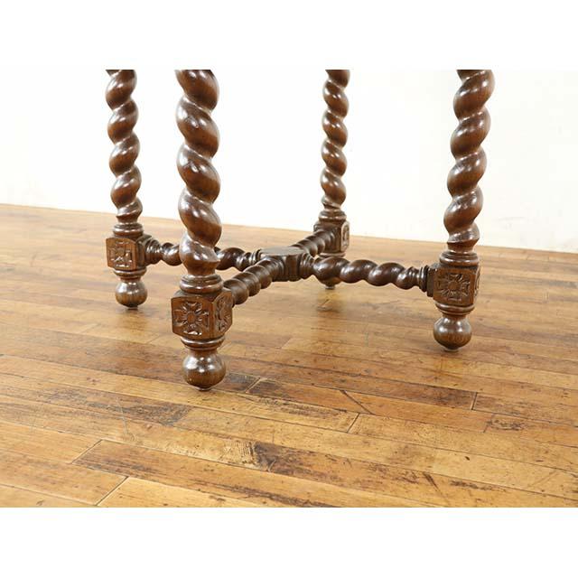 フランス アンティーク 家具 サイドテーブル リビング オーク 1880年代