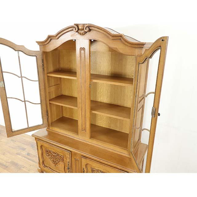 フランス アンティーク 家具 キャビネット 飾り棚 収納 リビング