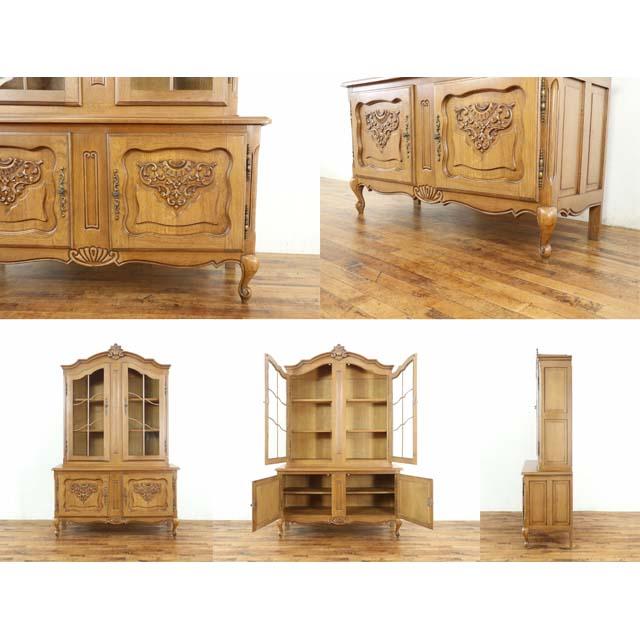 フランス アンティーク 家具 キャビネット 飾り棚 収納 リビング